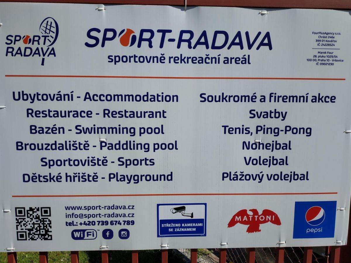 Sport-Radava Otel Kovářov Dış mekan fotoğraf